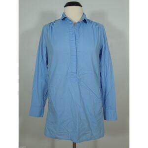 J.CREW Shirt S SMALL Womens Long Henley Long Sleeves